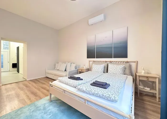 Center Bohemian Design With 4ppl Ac Wifi Budapešť