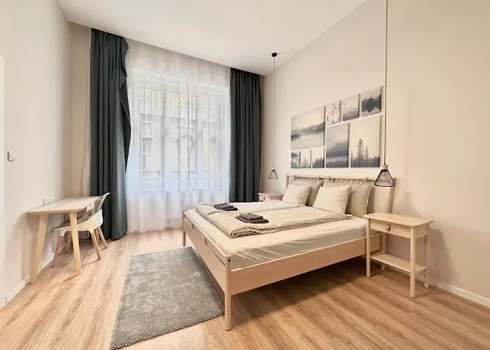 Apartmán Center Bohemian Design With 4ppl Ac Wifi Budapešť